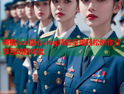 胡桃cos糖心vlog精彩呈现轻松创作分享互动新体验
